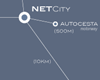NetCity - mapa prilaza